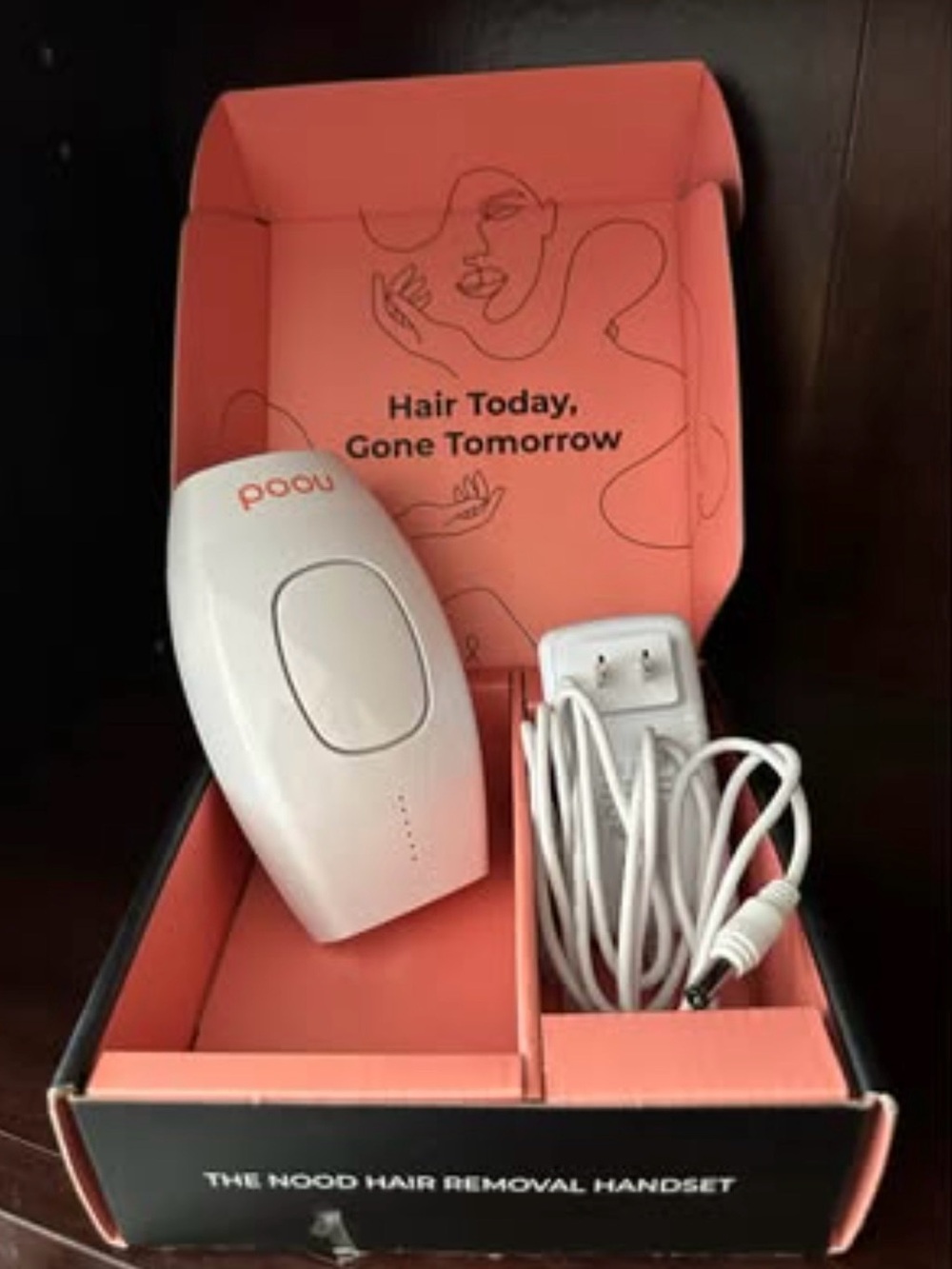 Nood White Hair Removal Handset - White